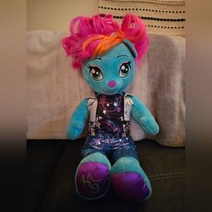 Build A Bear TEAL HG Honey Girl Rockstar Bear